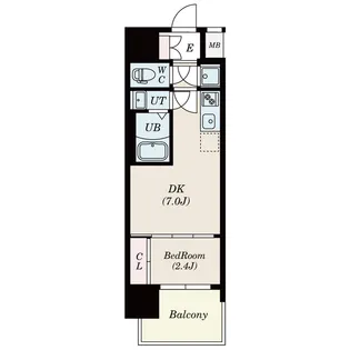セレニテ三宮リアン【15階】の間取り