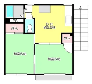 ラークヒルハイム【1階】の間取り