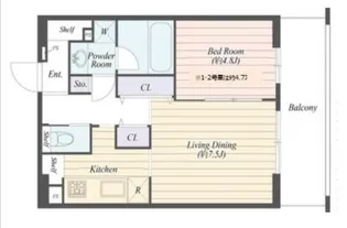 ART RESIDENCE IN KASHIWA-no-HA【4階】の間取り