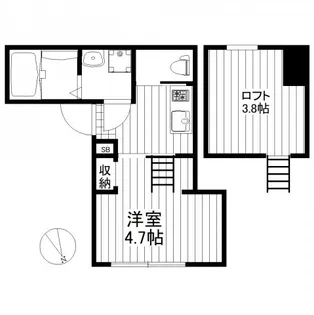 テール ド ルミエール【1階】の間取り