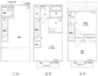 長岡ハイツの間取り