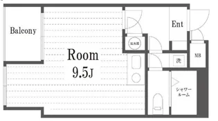 コリンズ86ビル【2階】の間取り