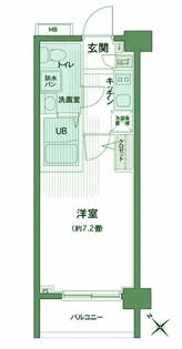 エコロジー都立大学レジデンス【2階】の間取り