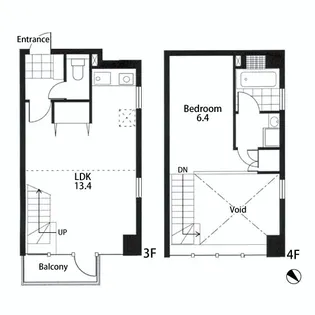 WISTERIA西麻布の間取り