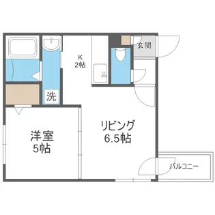 CREATE手稲前田【2階】の間取り