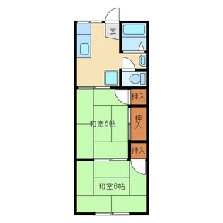 ステーシア藤代【1階】の間取り