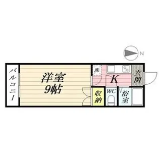 コーポドリーム【2階】の間取り