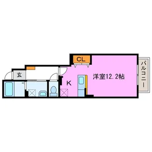 ストロベリーフィールズI・II番館【1階】の間取り