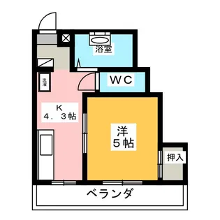 山一在家ステーツ【3階】の間取り
