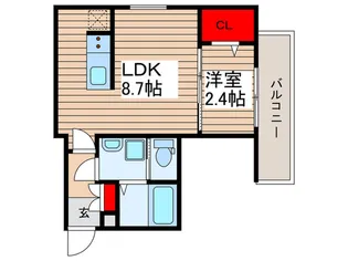 KLEIS南柏II【3階】の間取り