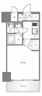 メゾン・ド・ヴィレ日本橋浜町【4階】の間取り