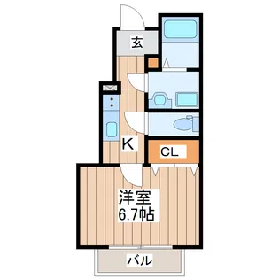 Espoir A【1階】の間取り