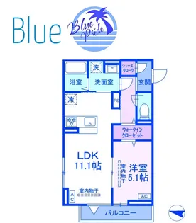 ゼラニウム湘南台【2階】の間取り