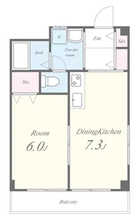鶴見区緑第3三友マンション【2階】の間取り