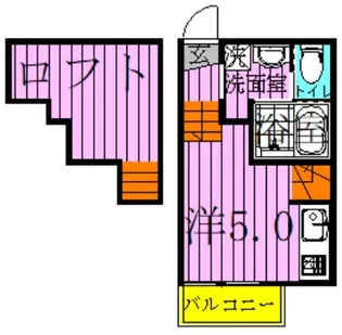 クレア竹の塚【1階】の間取り