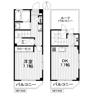 DC代沢の間取り