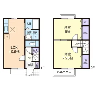 コンフォールサース Aの間取り