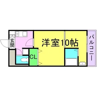 ヒルズR&A【10階】の間取り