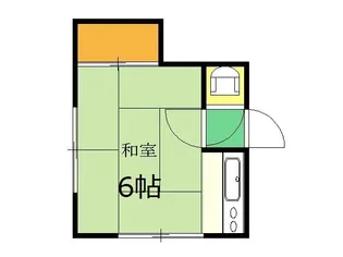 青木荘【1階】の間取り