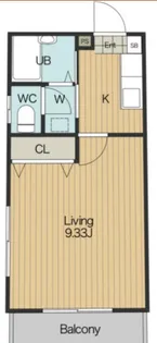 ベルナスII【1階】の間取り