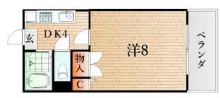 ニューヒルズ【2階】の間取り