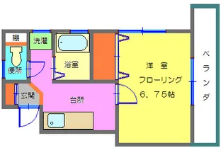 小池アパート【2階】の間取り