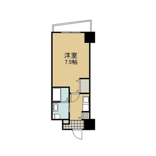 PARK HILLS都島Noble【4階】の間取り