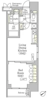 パークヴィラ恵比寿【12階】の間取り