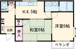 メゾン和【2階】の間取り