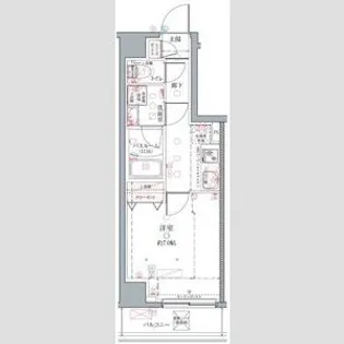 クレヴィスタ中野【3階】の間取り