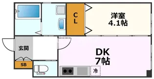 シティライツ新瑞橋【4階】の間取り