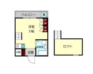 シングルモア【1階】の間取り