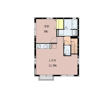 コーポキリシマI【2階】の間取り