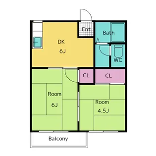 フォーブルリアン【2階】の間取り