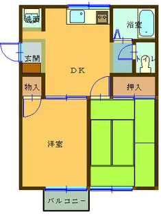 ヴィラ上柴【2階】の間取り