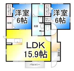 crecer IV【1階】の間取り