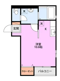 リトリート長潟【3階】の間取り