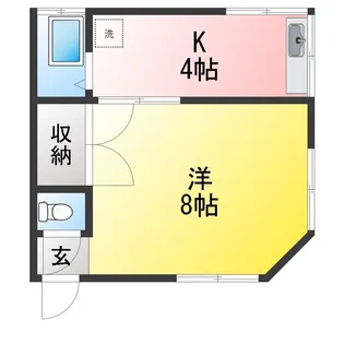 コーポまこと【1階】の間取り