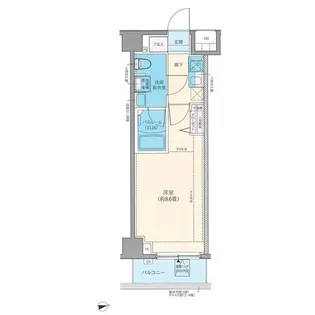 ロアール元住吉【3階】の間取り