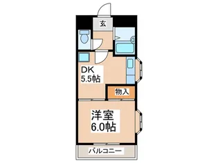 フラッツ加山【3階】の間取り