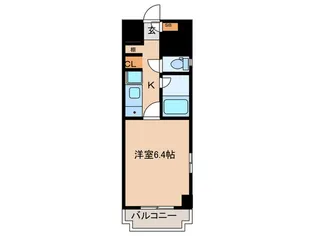 菅栄町プレザ-ント【6階】の間取り