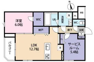 SPコート興野【3階】の間取り