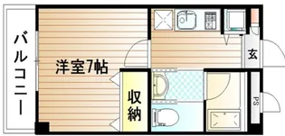 シャトー晴偕【2階】の間取り