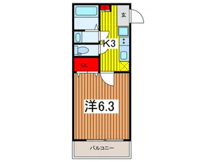 クリスタ【2階】の間取り
