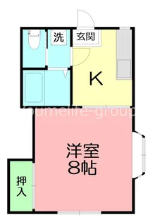第二コーポミカ【1階】の間取り