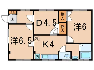 平野方【3階】の間取り