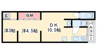 満月荘【2階】の間取り