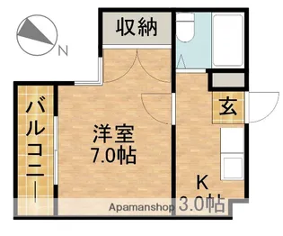 コナビック東伊場【1階】の間取り