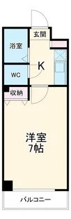 ドミール黒門【1階】の間取り