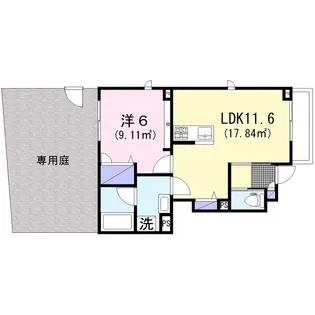 フィオーレ ヴィラ【1階】の間取り